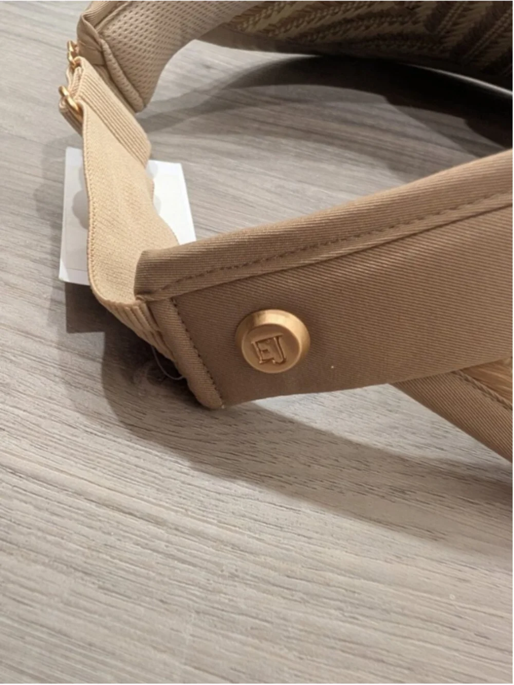 Eric Javits | Palmoway UPF 50+ Woven Visor In Peanut Mix